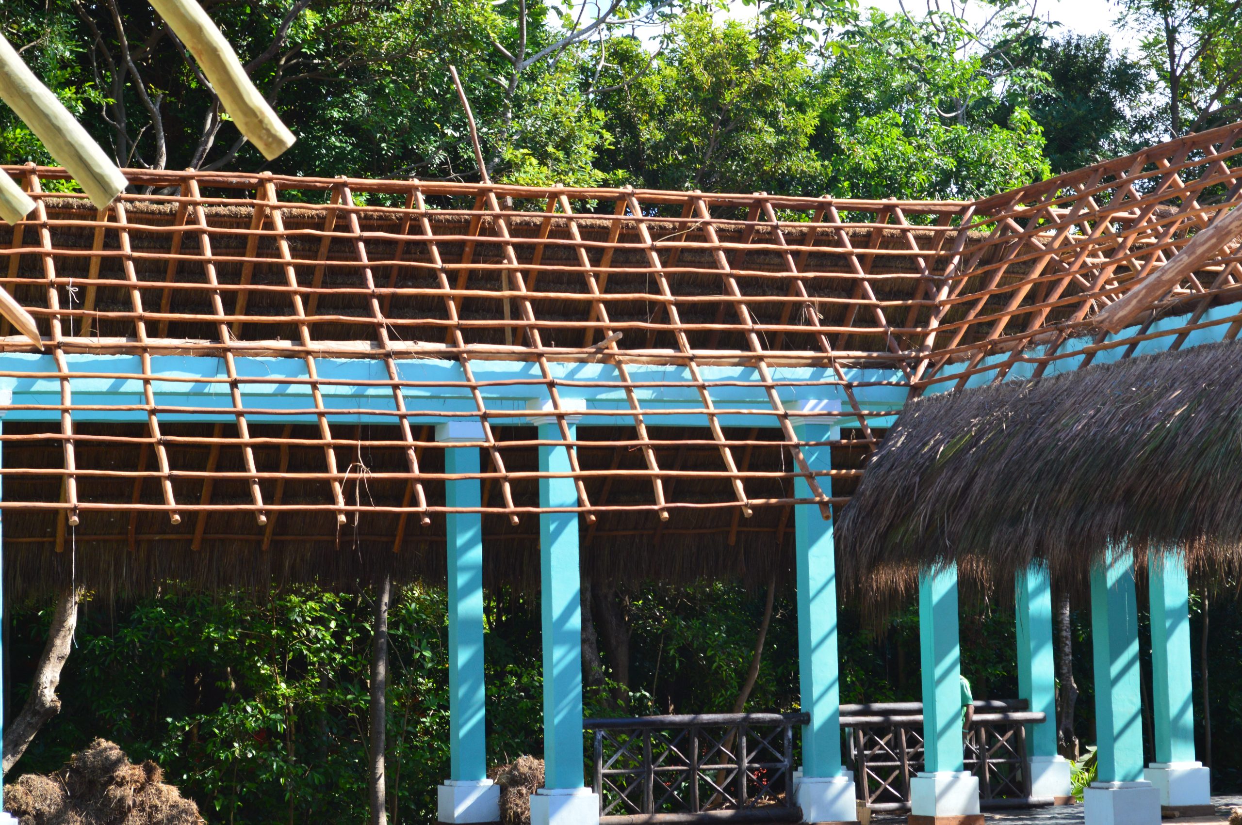 Palapa con giles. tratados